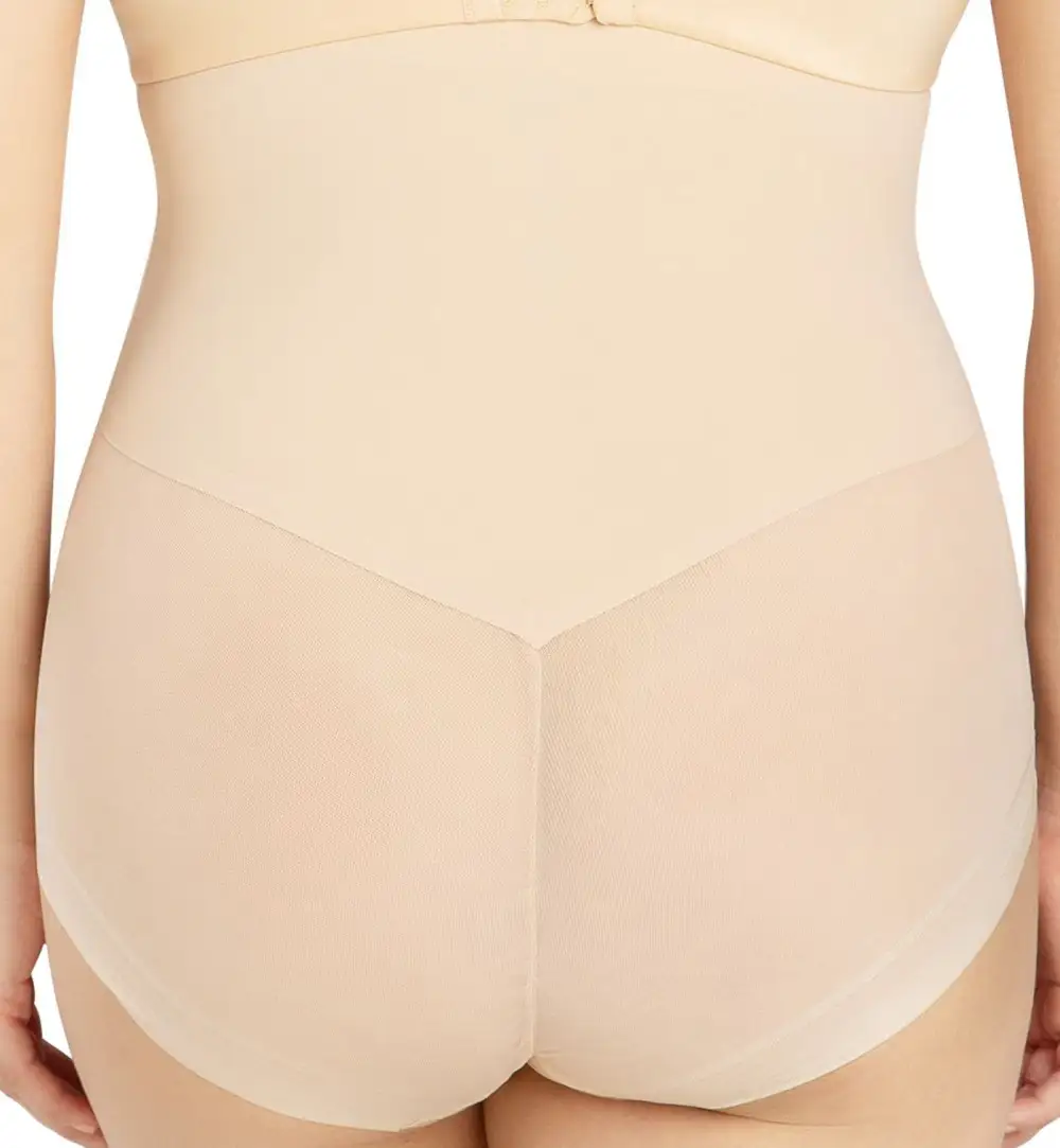 High-Waist Mesh Slimming Shaping Brief