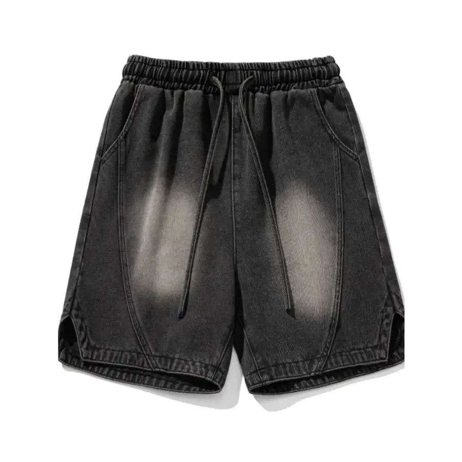 Refined Men's Plus Size Drawstring Denim Shorts