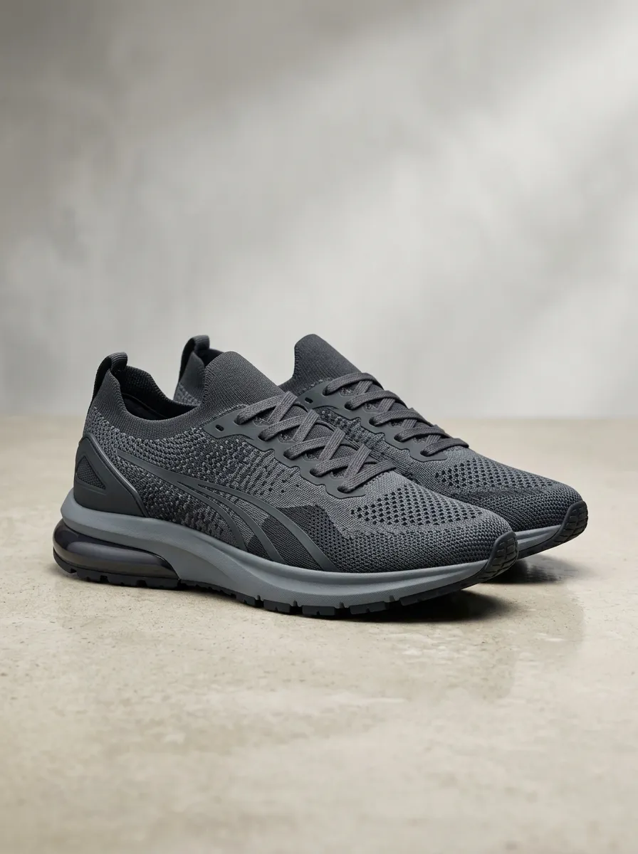Contemporary Minimalist Graphic Design Men's Running Shoes