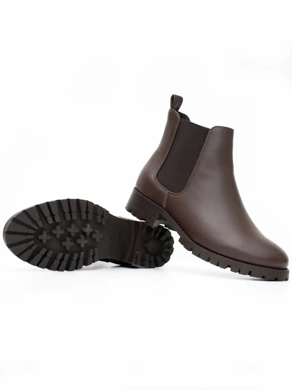 Women's Classic Country Water Resistant Vegan Leather Chelsea Boots