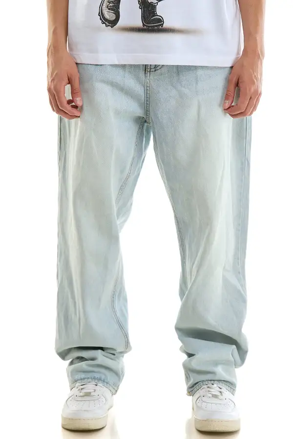 Men's Streetwear Stretch Relaxed Essential Jeans