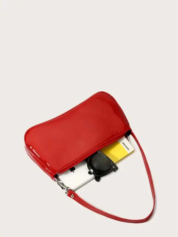 Artificial Patent Leather Bag