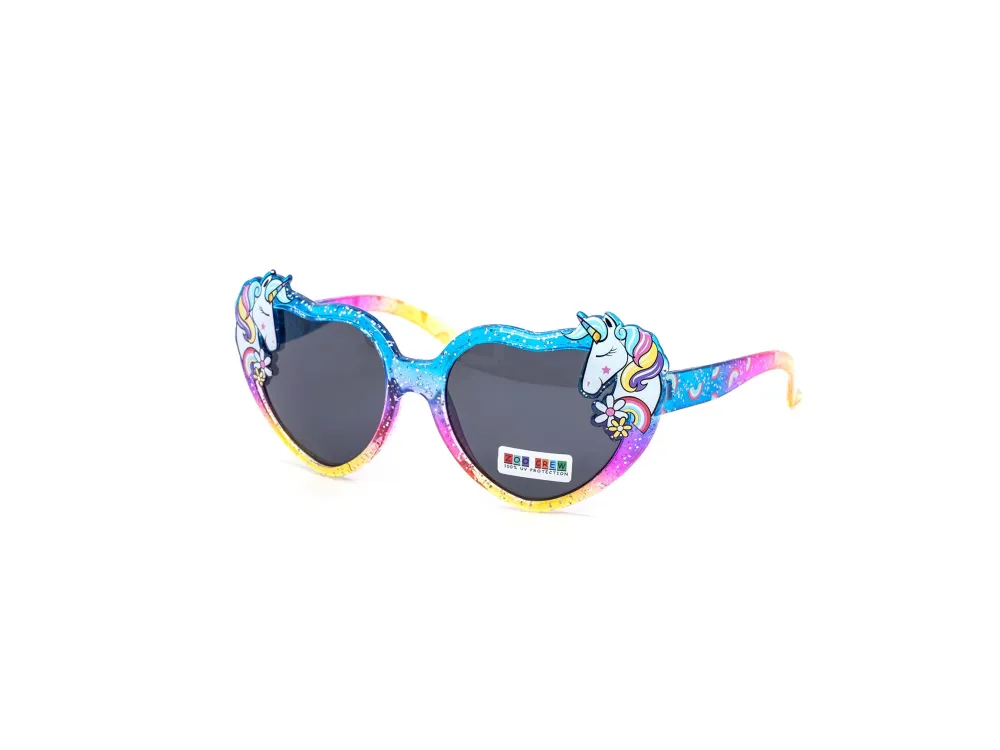 12-Pack Kids Heart Dark Lens Sunglasses