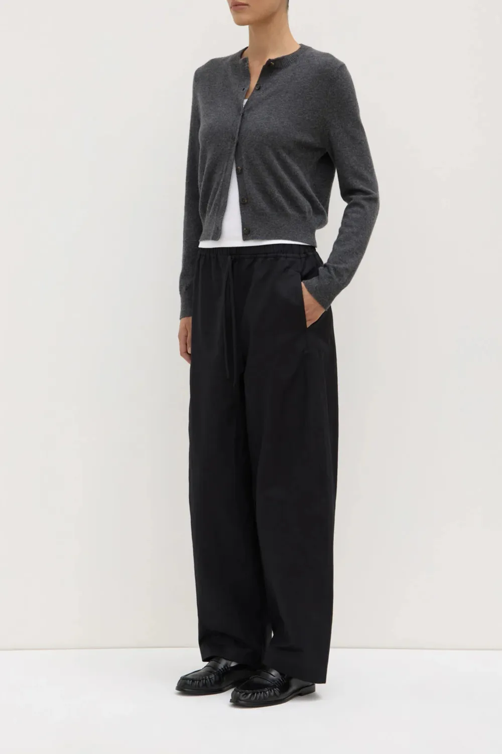 Cotton And Linen Blended Pants