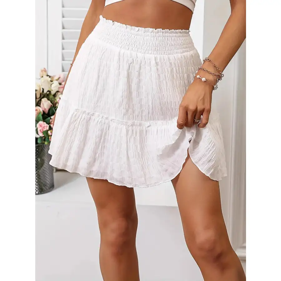 Frill Tiered Mini Skirt
