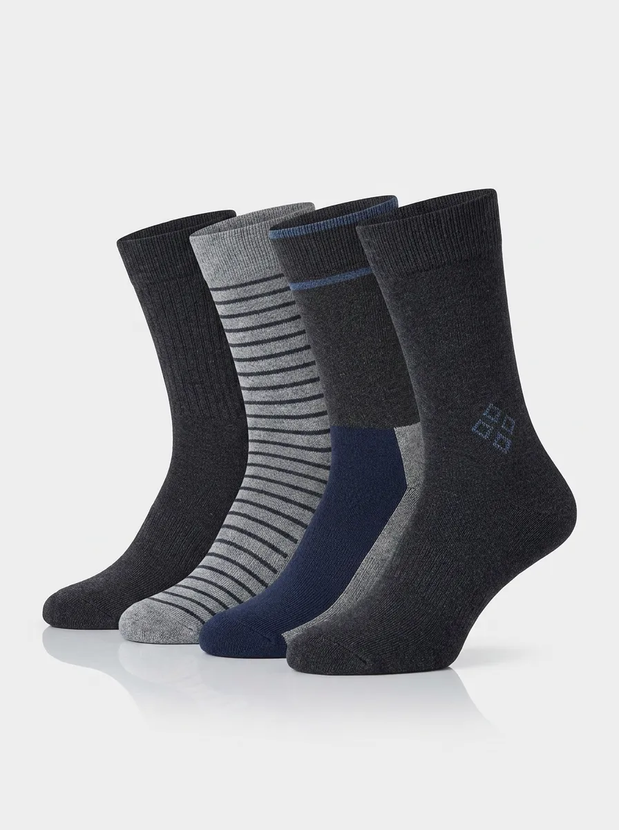 Men's Trail Four Pair Socks