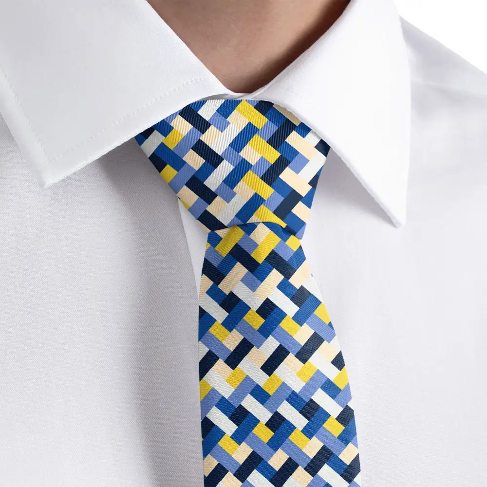 Timeless Geometric Design Necktie