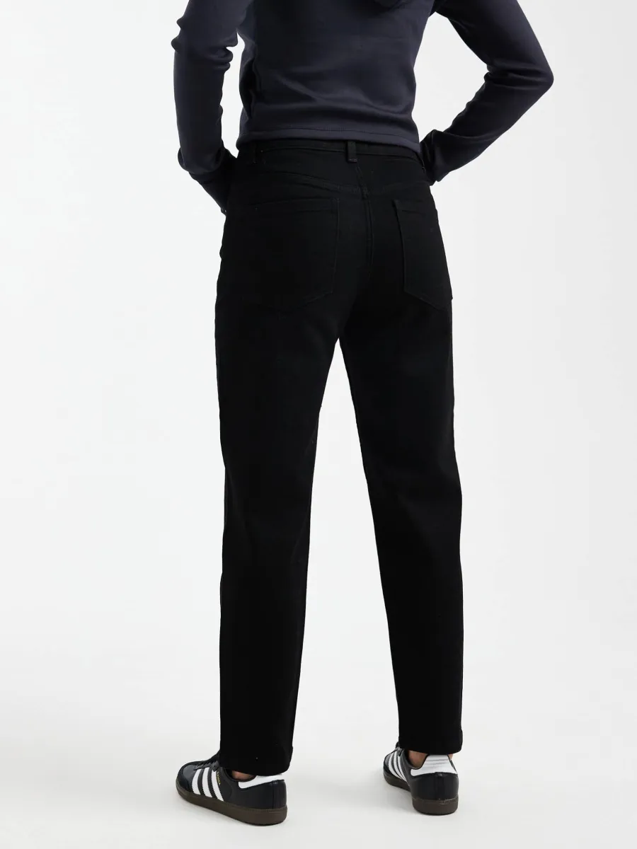 Straight-Leg Denim Pants