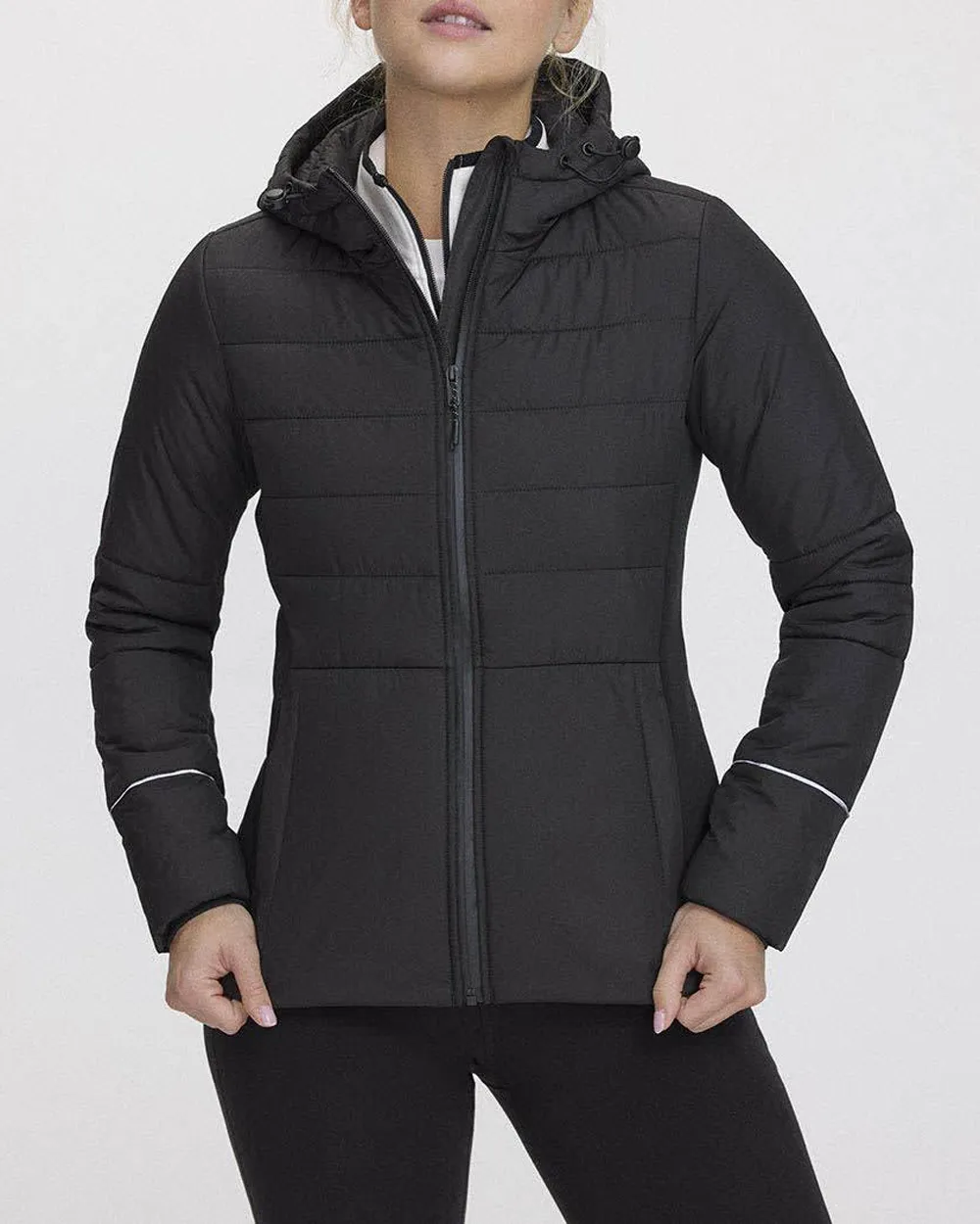 Mix-Media Quilted Jacket 