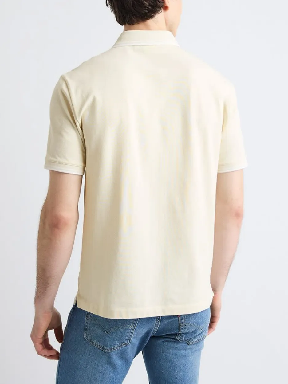 Almond Milk Casual Style Short-Sleeve Polo