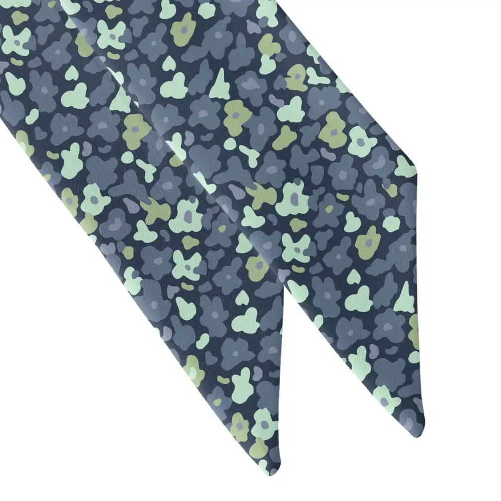 Camo Floral Pattern Hair Scarf