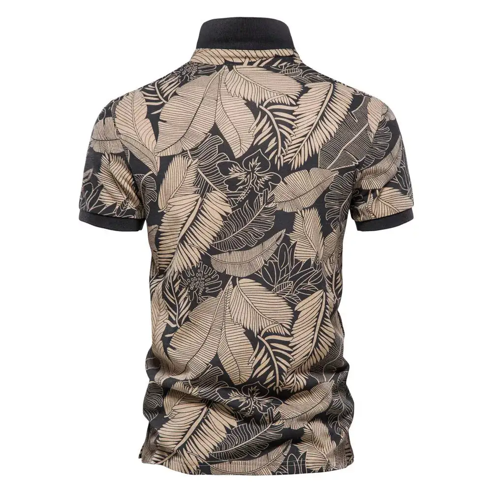Refined Polo Collar Short Sleeve Polo Shirt