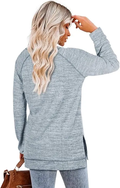 Tunic Tops for Women 2025 Long Sleeve Shirts for Leggings Loose Fit Sweaters