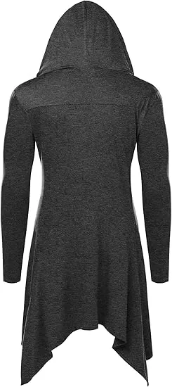 🖤 Men’s Long Hooded Cardigan – Effortless Style Meets Everyday Comfort