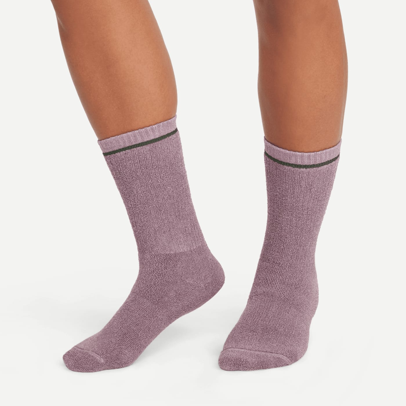 Women's Plush Terry Calf Socks