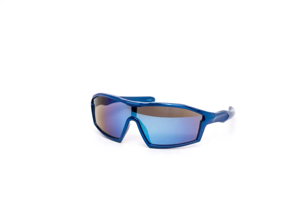 12-Pack Kids Sport Shield Wraparound Burnt Mirror Performance Sunglasses