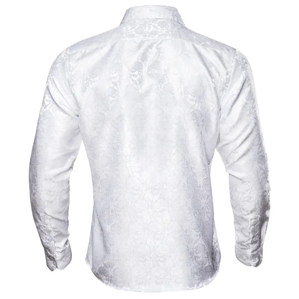 Paisley Floral Silk Dress Shirt