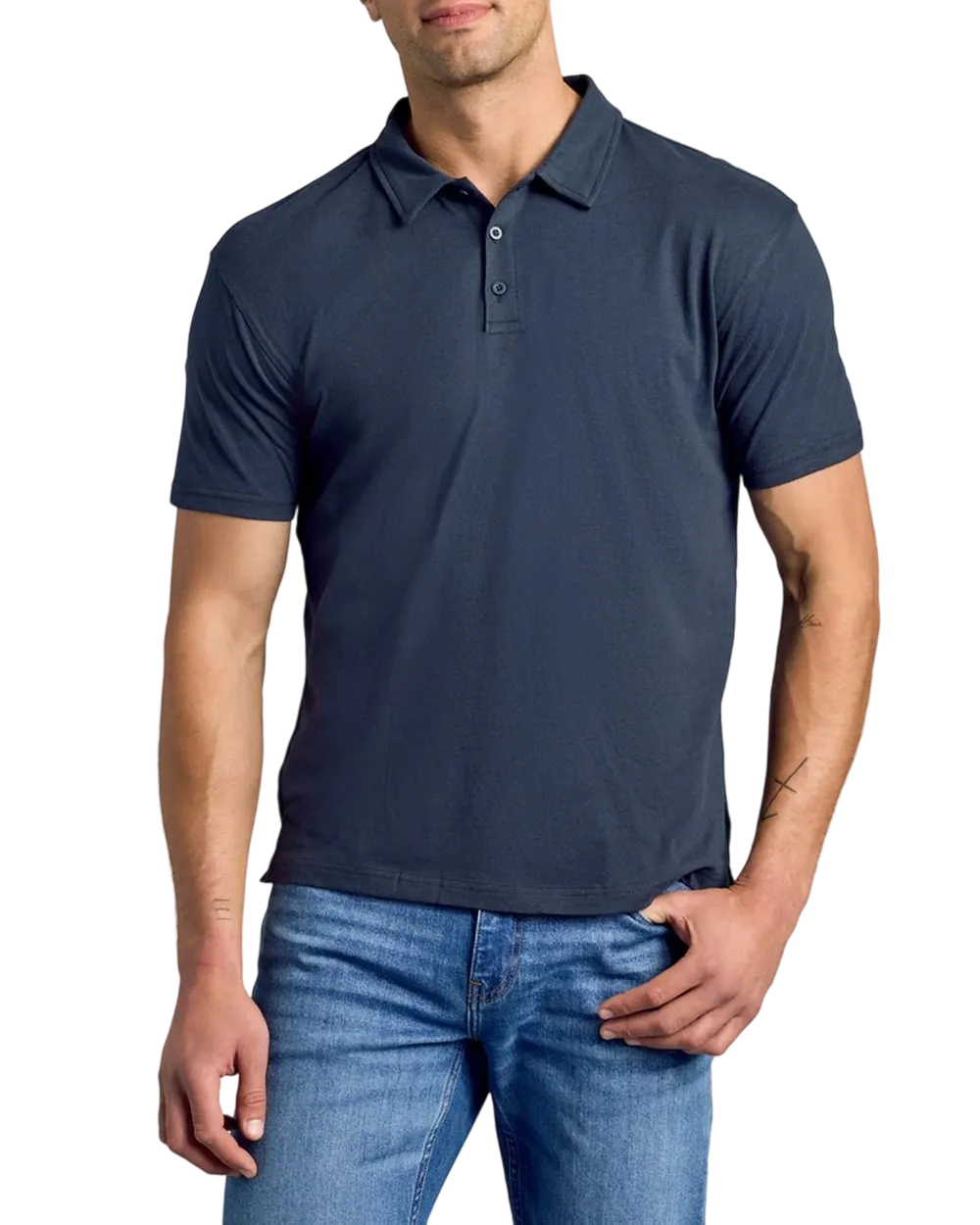 Men'S Casual Business POLO Shirt, Breathable Pique Fabric,Classic Polo