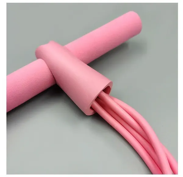 Fitness Resistance Bands-4 Tube Pedal Ankle Puller