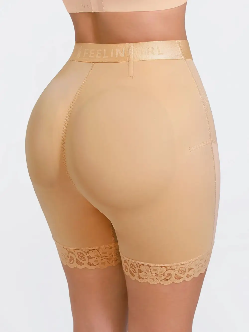 Front Zip Shaping Shorts