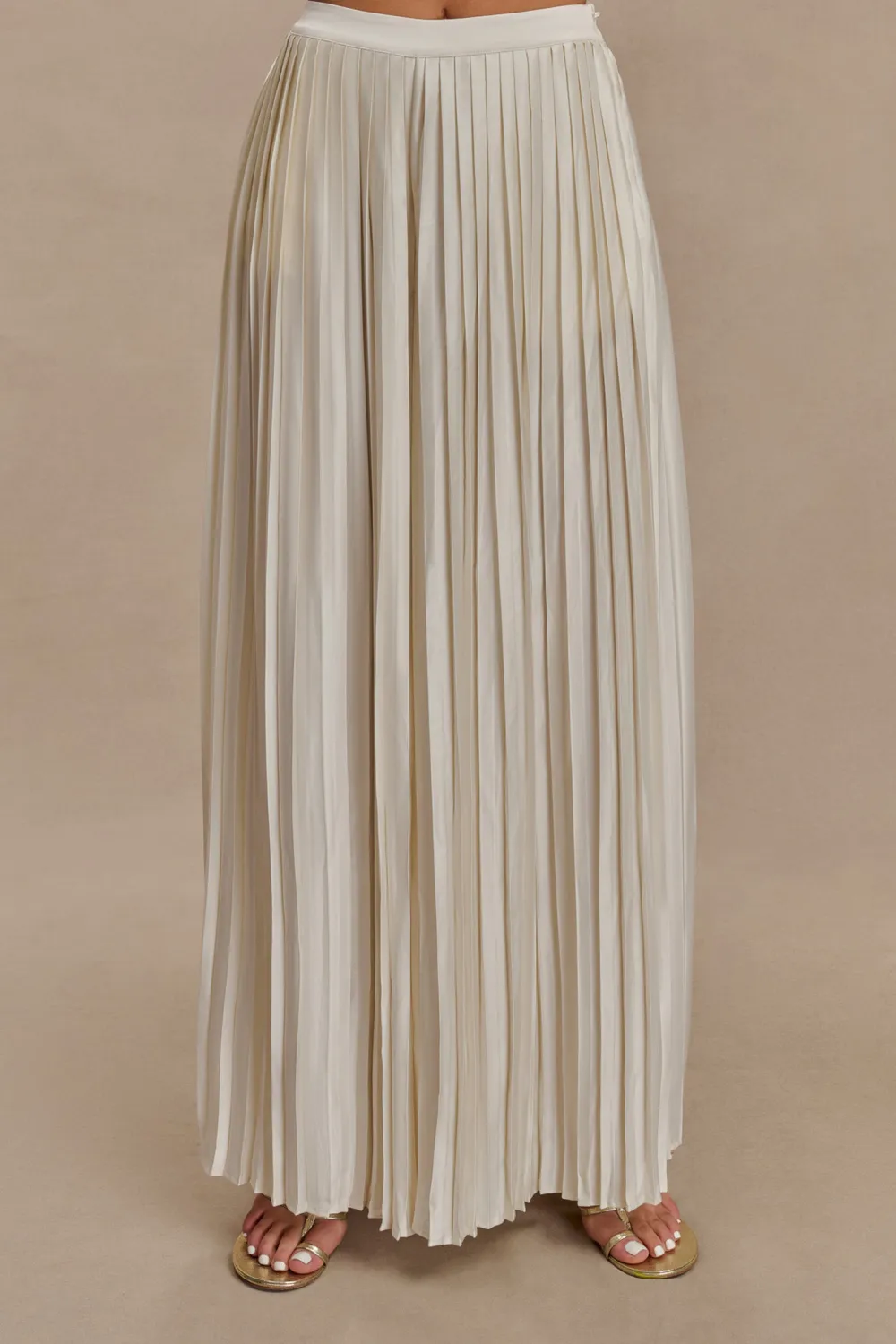 Plisse Wide Leg Pants