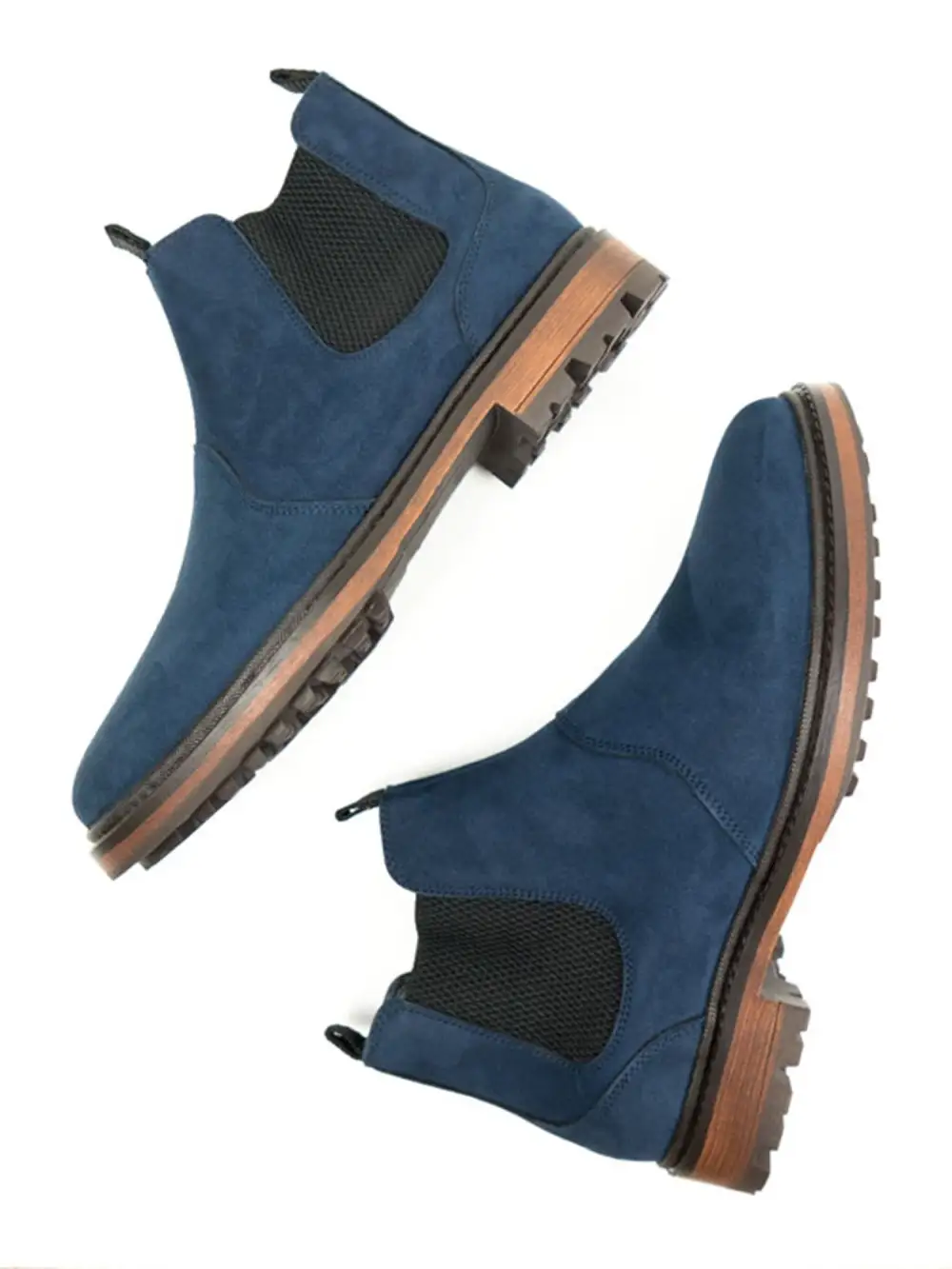 Women's Water Resistant Vegan Suede Chelsea Boots