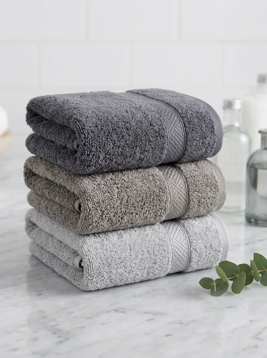 Classic Cotton Three-Piece Towel Set