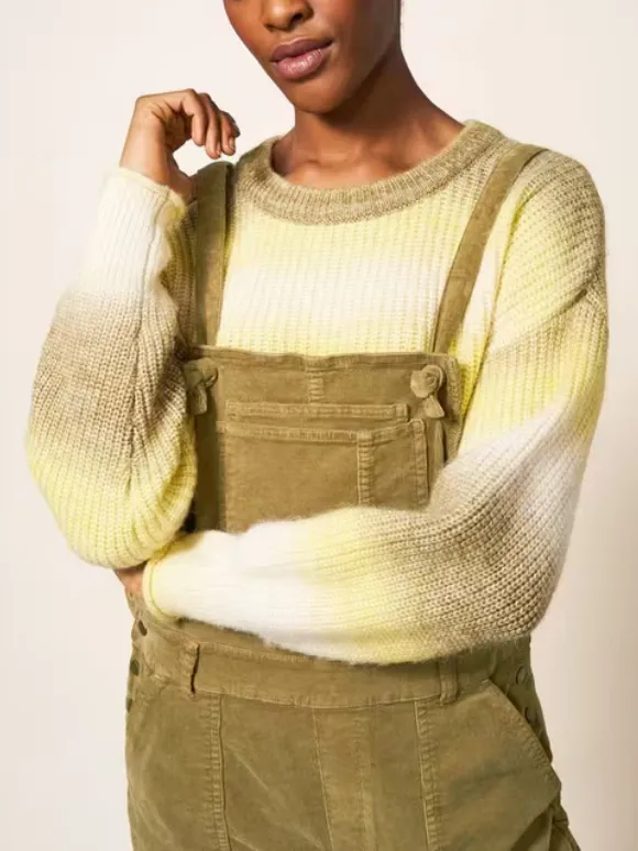 Dungaree In Khaki Green