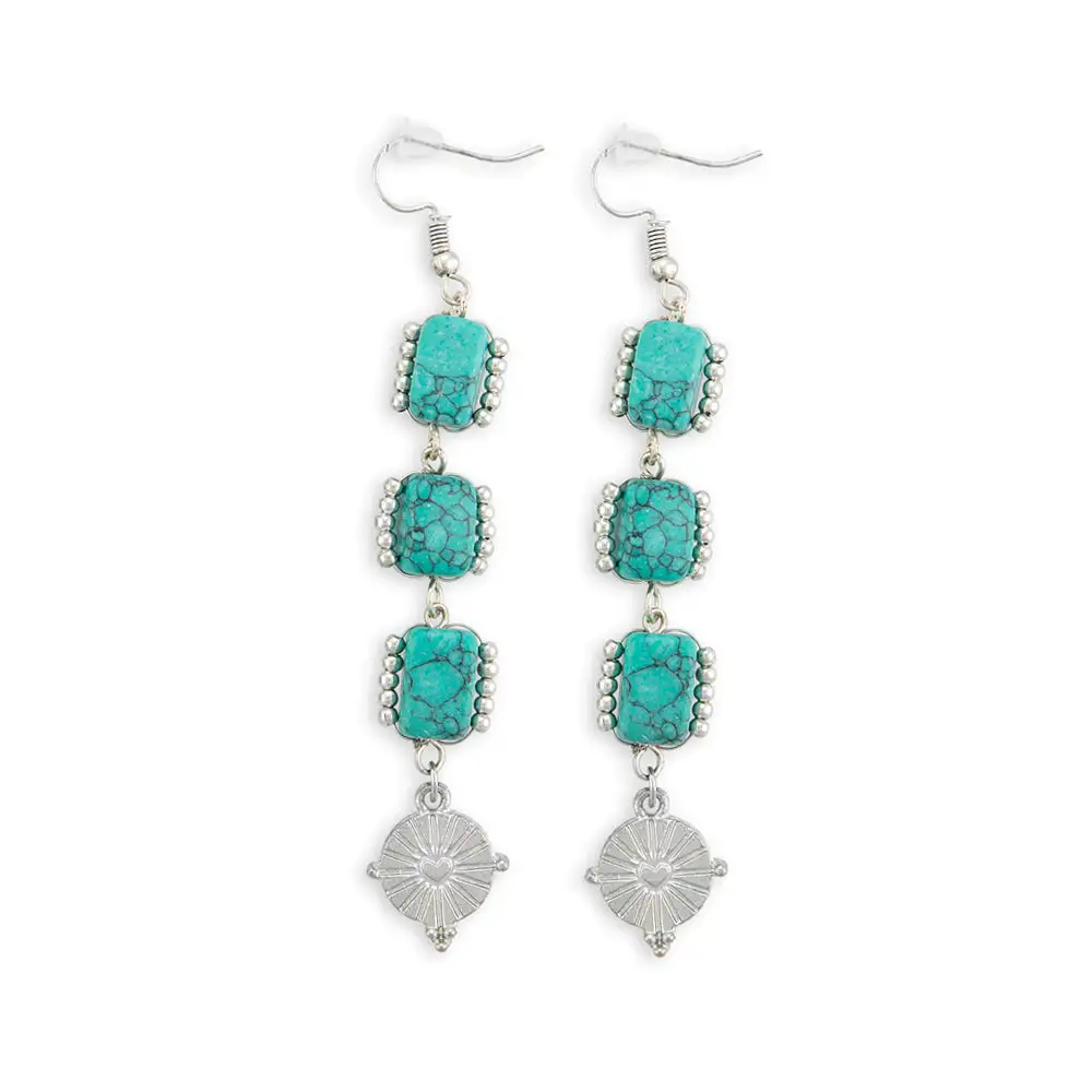 Curved Linear Artful Statement Earrings