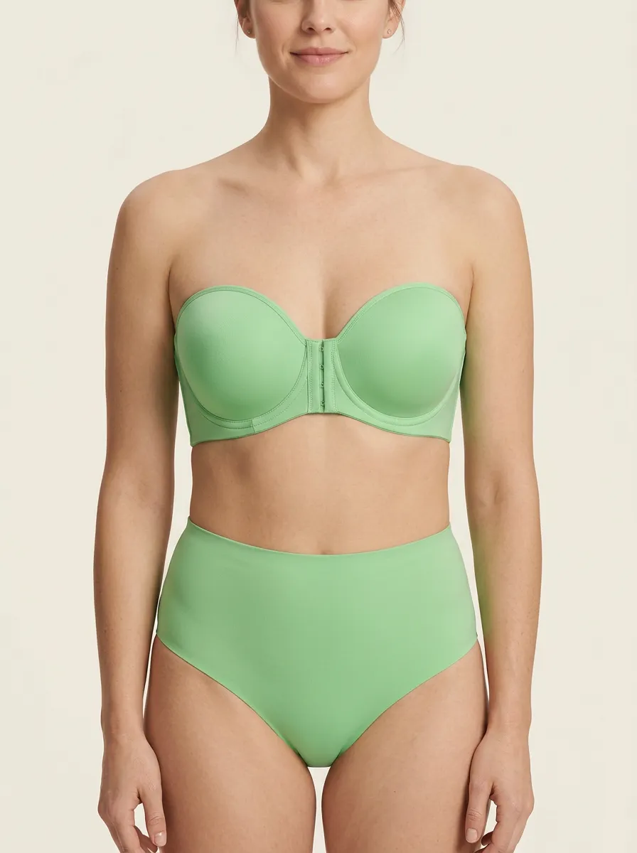 Women's Structured-Cup Front-Closure Strapless Bra