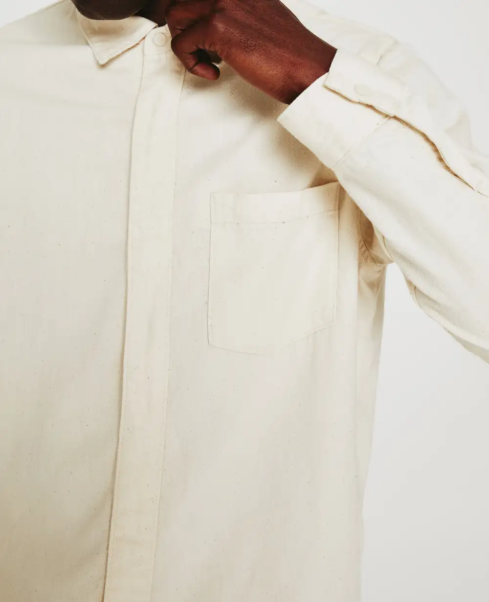 Men's Refined Tapered Denim Shirt