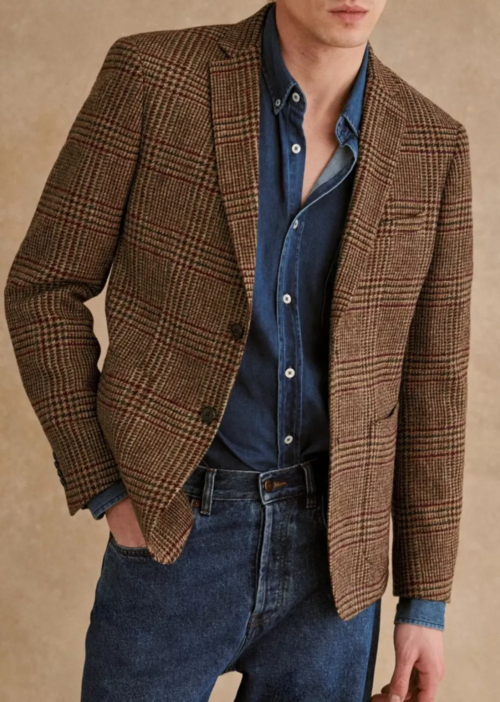Classic Notched Collar Jacket