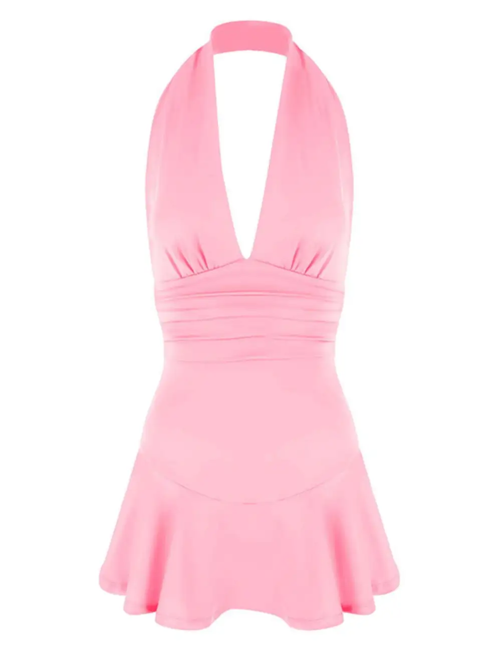 Comfort Fit Ruffle Mini Dress
