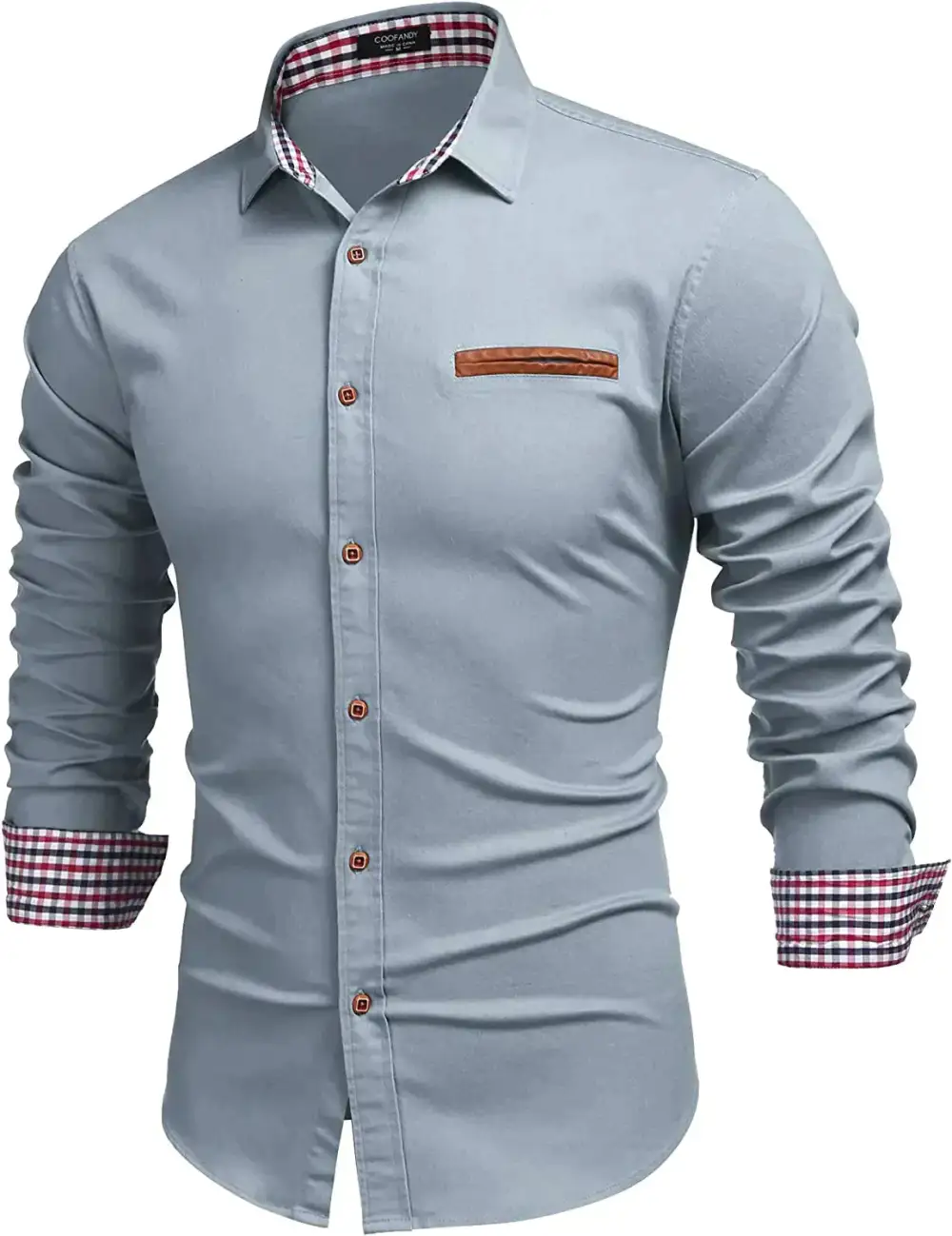 Casual Long Sleeve Button Denim Shirt