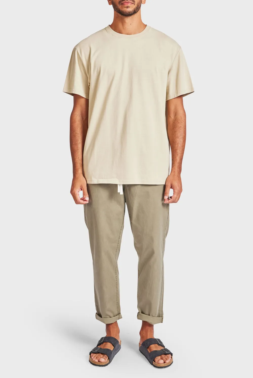 Casual Short Sleeve Crew Neck Tee