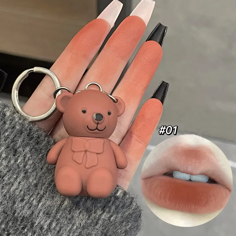 Little Bear Keychain Lipstick
