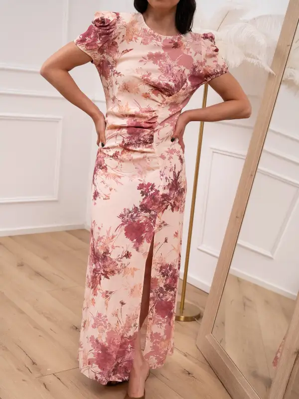 Arcade Maxi Ruched Dress