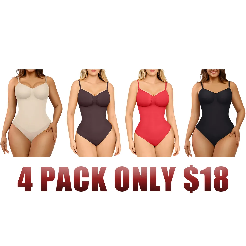 Women's Seamless Slimming Thong Bodysuit Jumpsuit