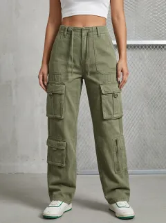 Functional Multi Pocket Set Women's Multi Pocket Cargo Pants