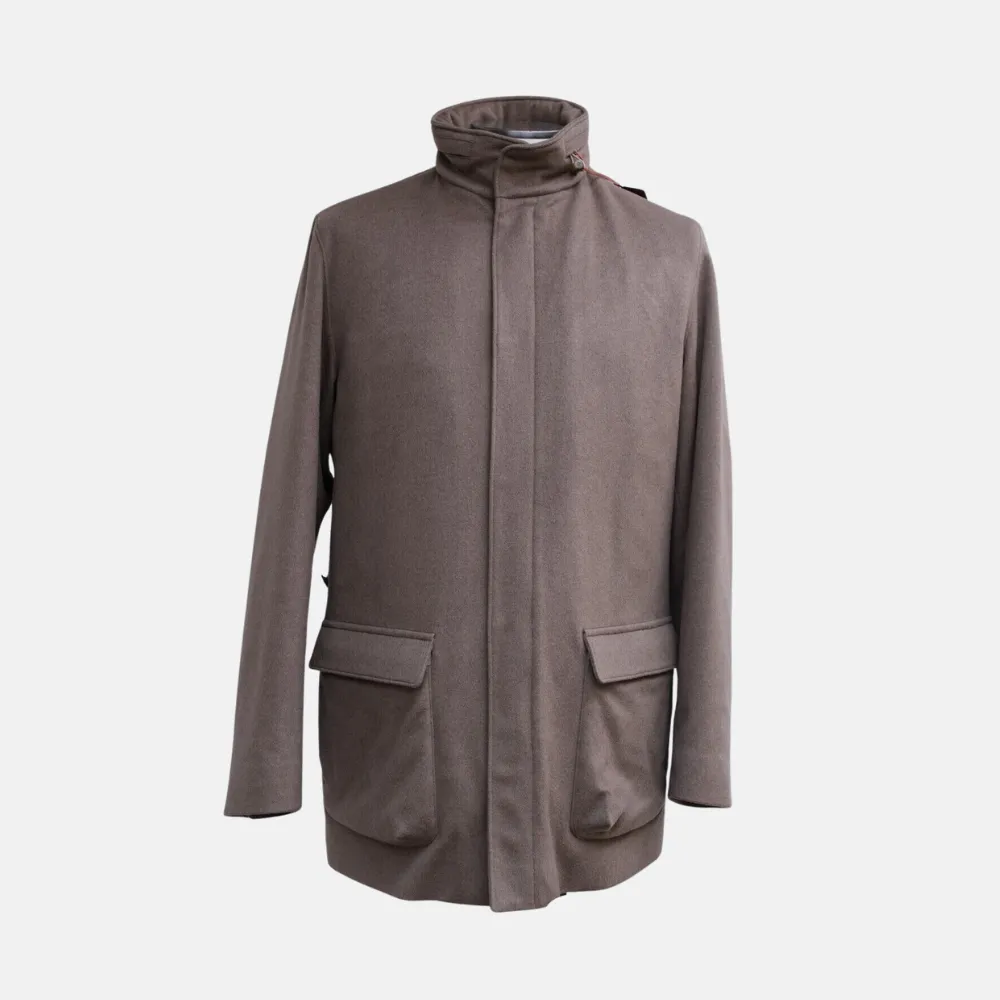 Refined Mink Lined Cashmere Coat