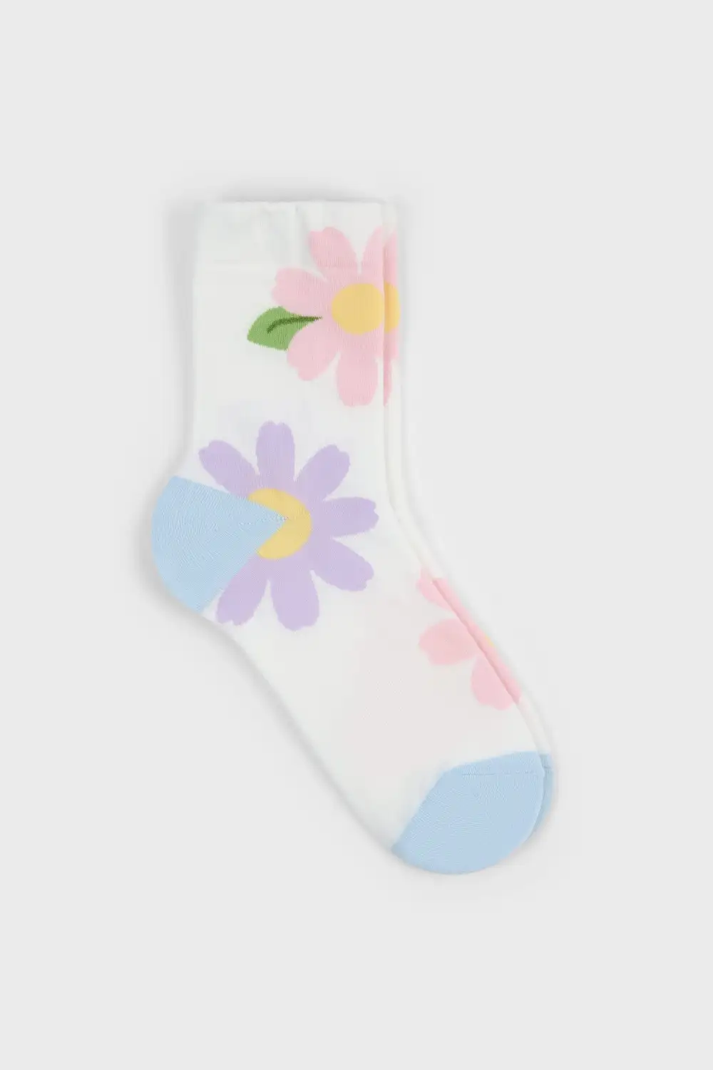 Classic Giant Graphic Flowers Socks