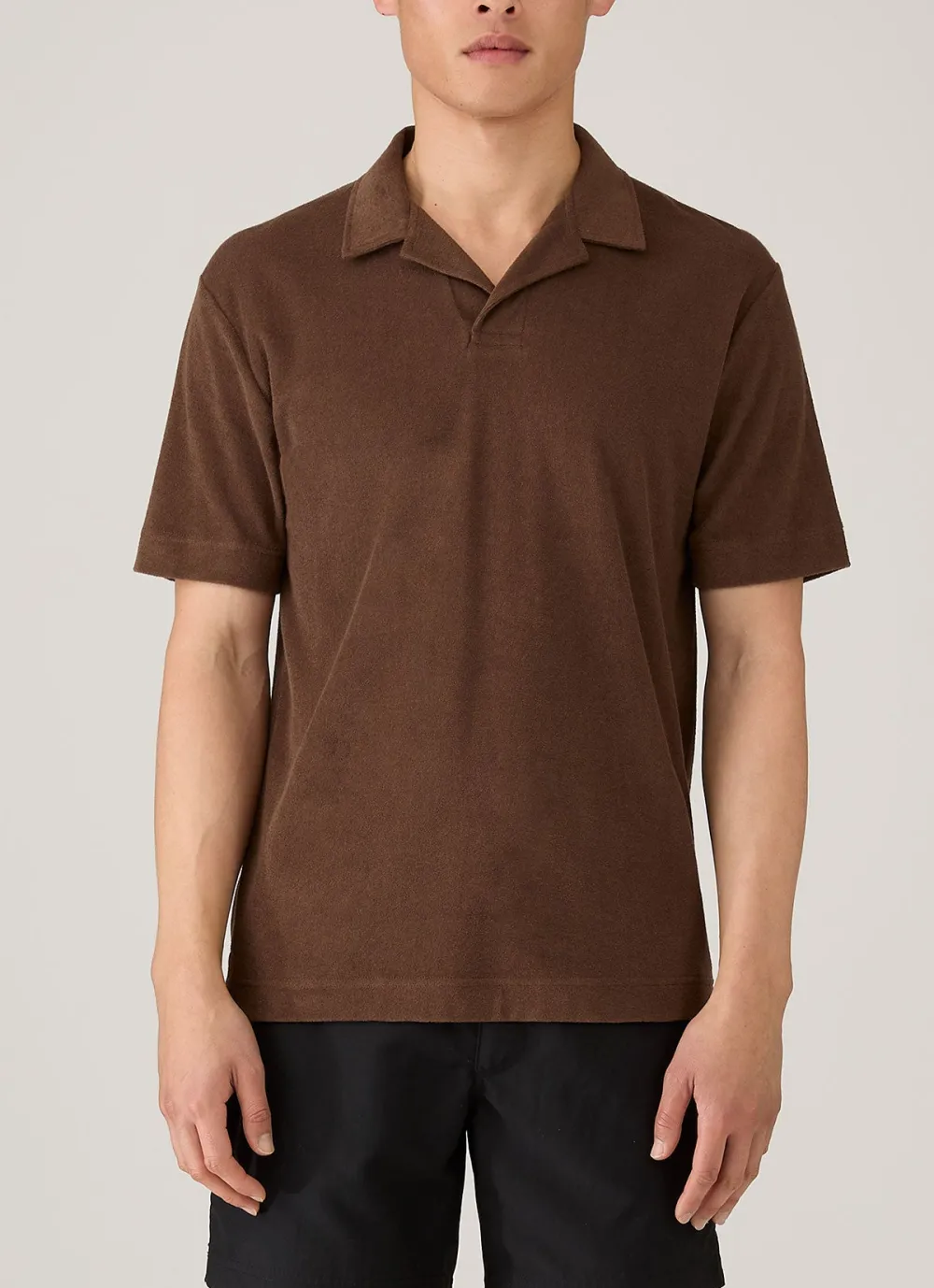 Refined Everyday Regular Fit Cotton Towelling Short Sleeve Polo Shirt