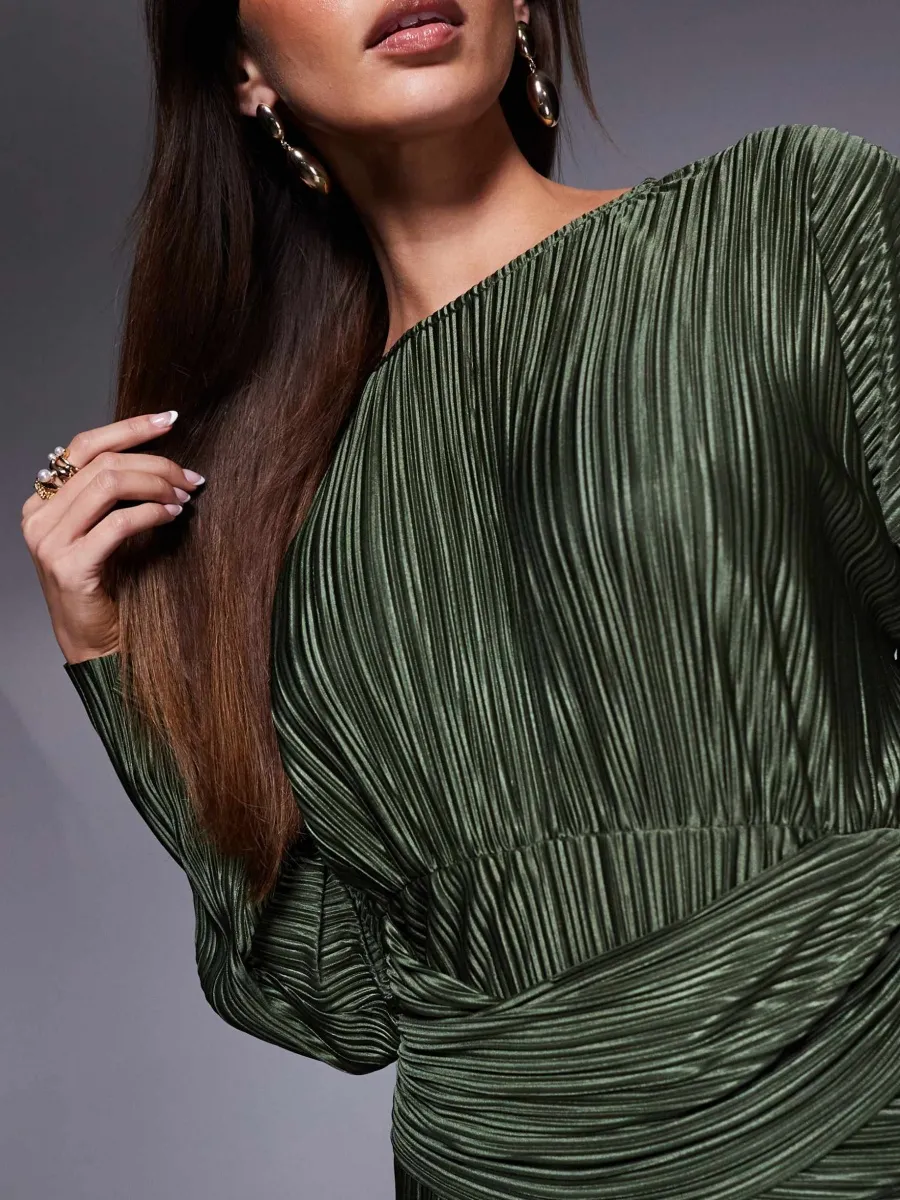 Chic Wrap Waist Dress