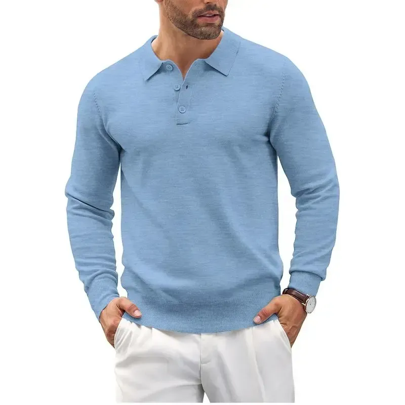 💥DON'T MISS OUT!⏰Men‘s Stretch Cotton Polo Slim-Fit Classic Knit Shirt🛒Final Day Clearance!🔥