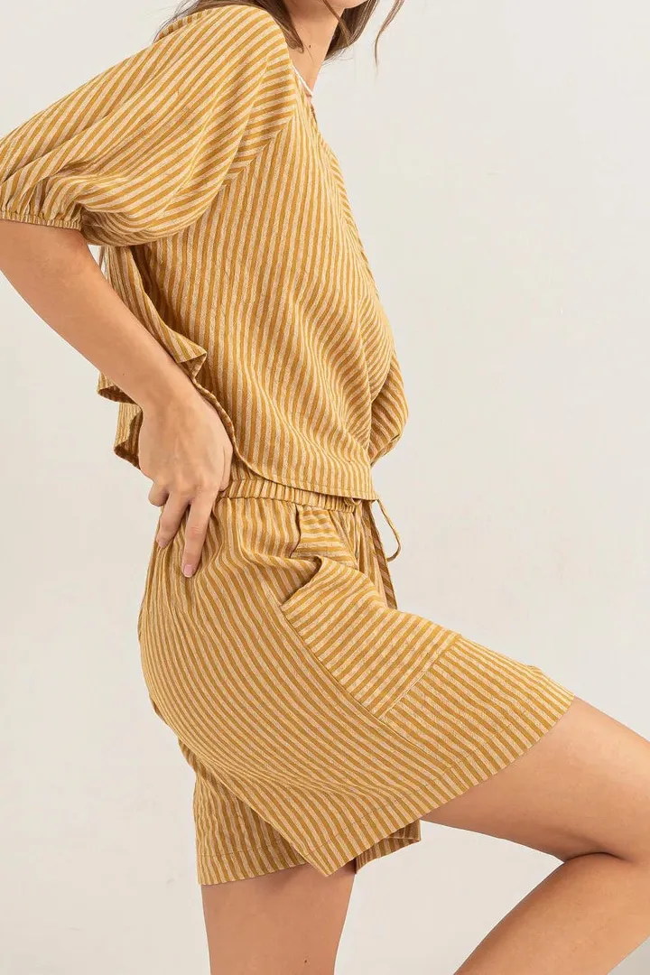 Contemporary Striped Relaxed Set