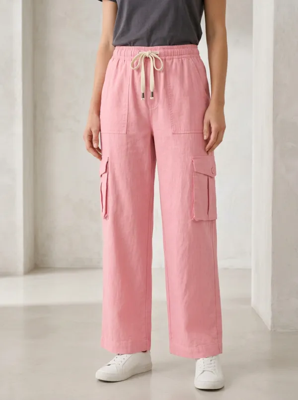 Women's Relaxed Cargo Graphic Cargo Work Pants