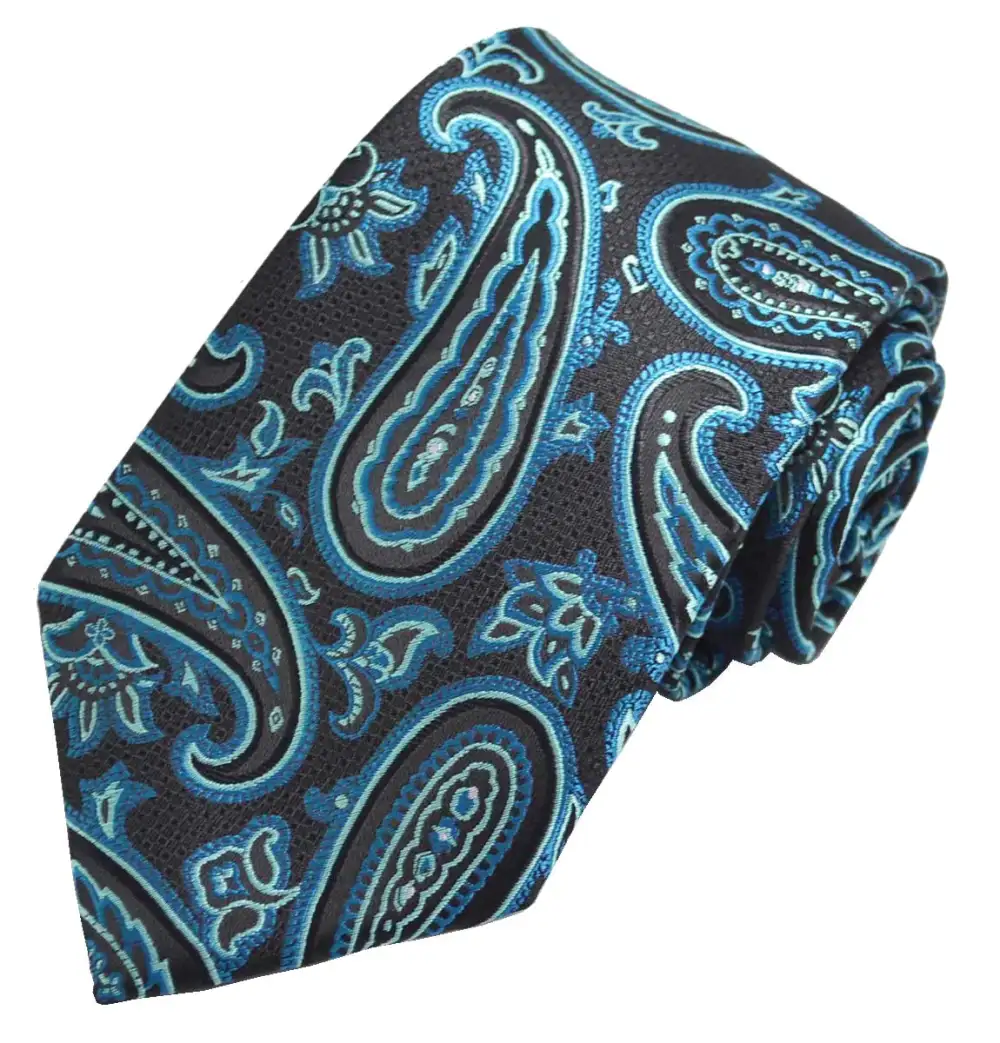 Minimal Essential Paisley Men's Necktie