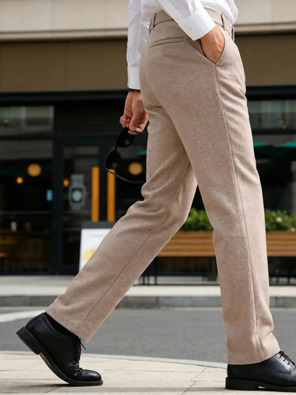 Men's Full Size Classic Fit Dress Pants Plus