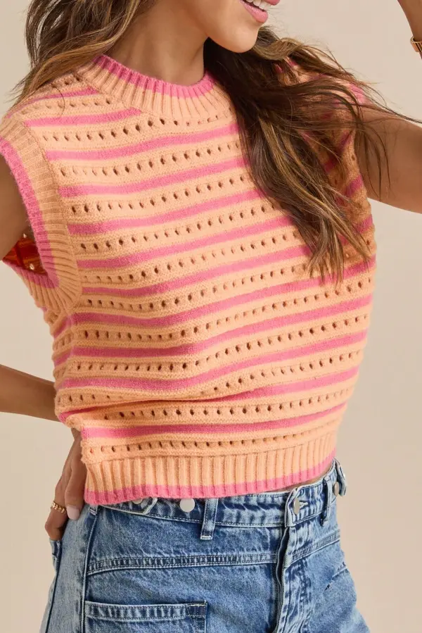 Oversized Sweater Vest