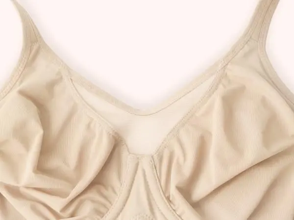 Unlined Non-Padded Underwire Smoothing Wide Strap Full Coverage Minimizer T-shirt Bra